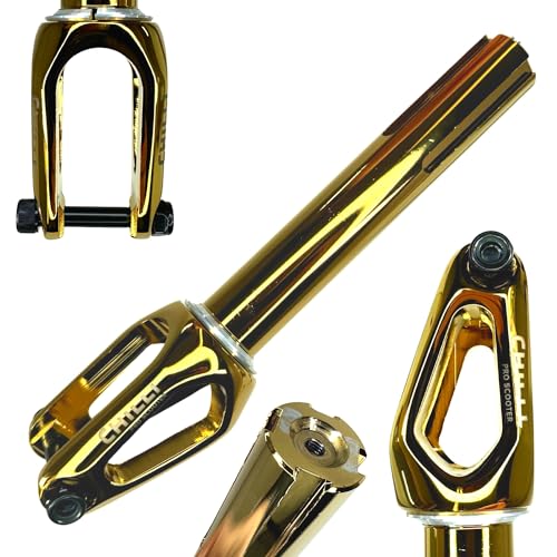 Chilli Pro Scooters Fourche de trottinette acrobatique Trick Roller de rechange tuning fourche IHC I SCS I HIC compatible avec roues de 100 I 110 I 120mm (Slim Cut Crown...