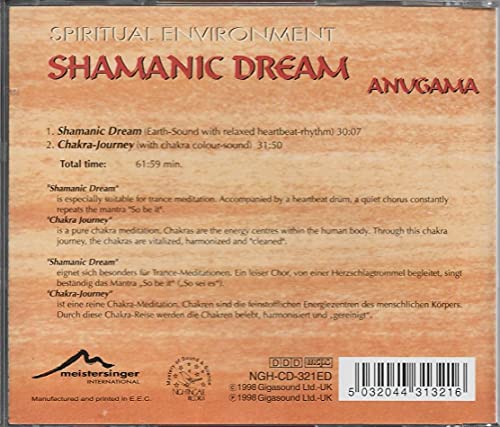 Anugama - Cd Shamanic Dream - 1998 - Importado