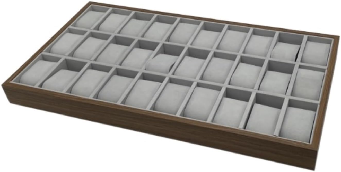 Boîte à montre en bois de 30 fentes pour honorer sa collection