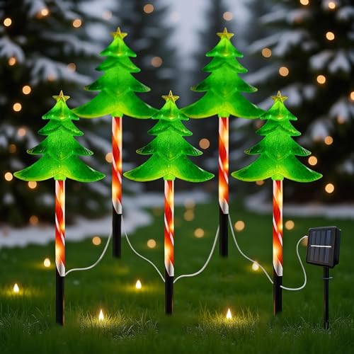 Luces solares de Navidad para exterior sin cables para evitar consumo eléctrico 3