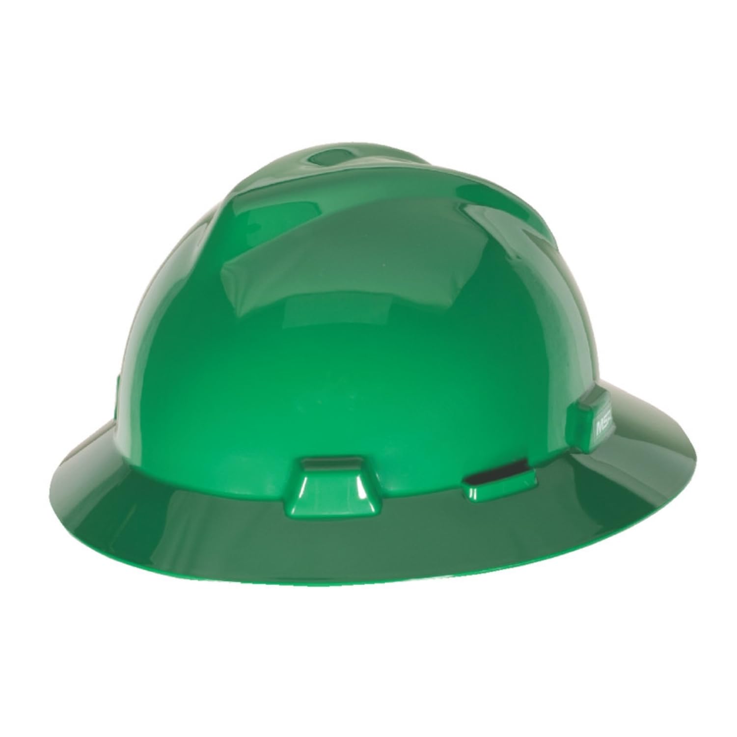 MSA Sicherheit 10058323 V-Gard Schlitz full-brim Hat, One Aufhängung, grün