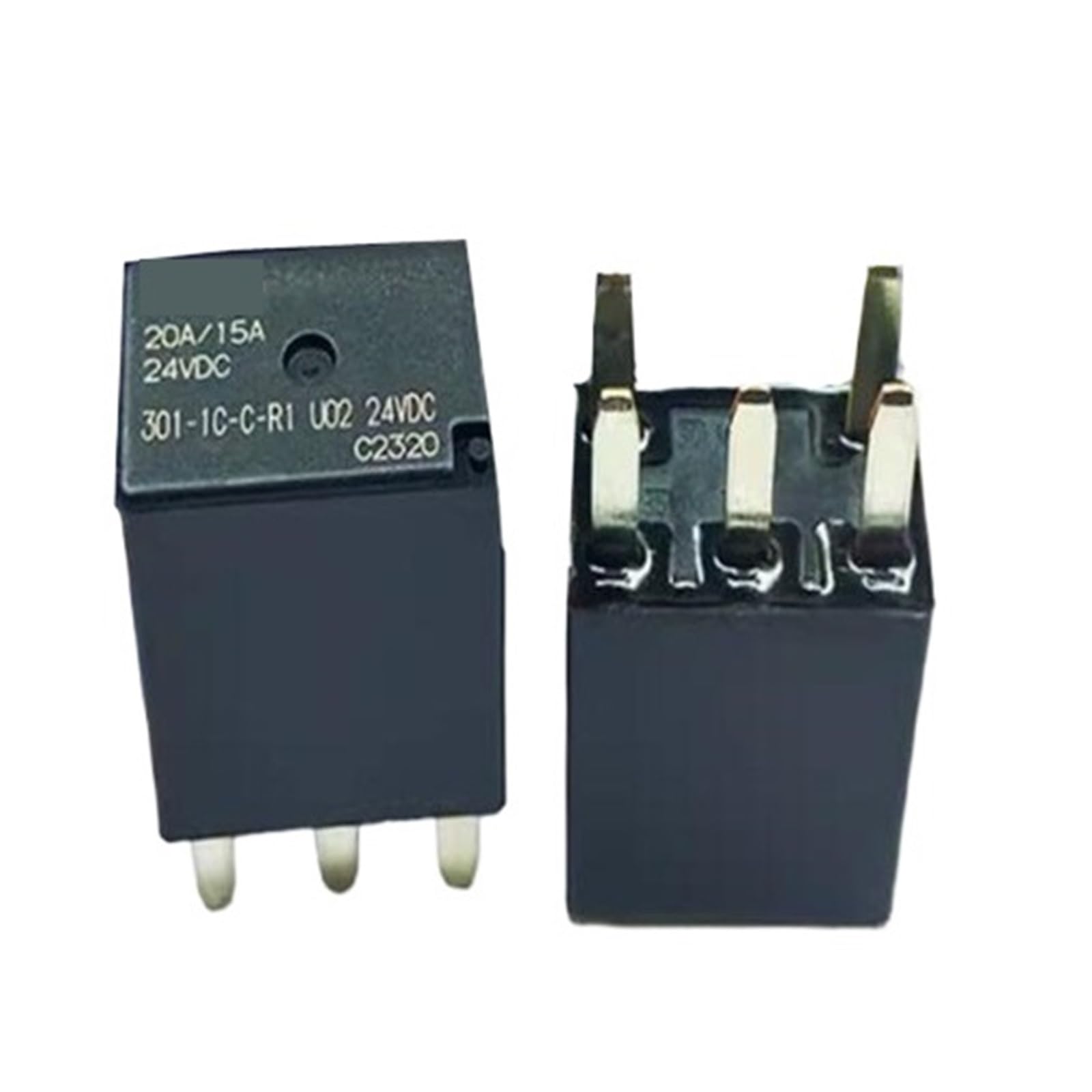 Relais 24V DCV24 micro-relais 20A 5 broches 301-1C-C-R1 U02 compatible CC