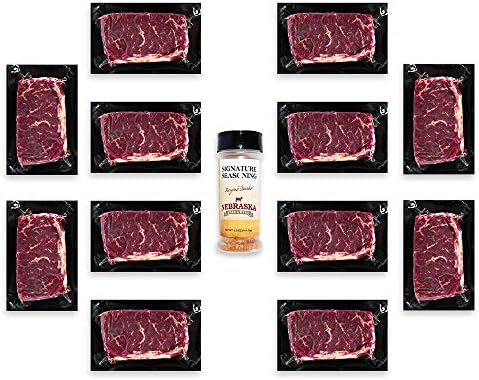Nebraska Star Beef Prestige Sirloin Steaks with Signature Seasoning, 6 Oz