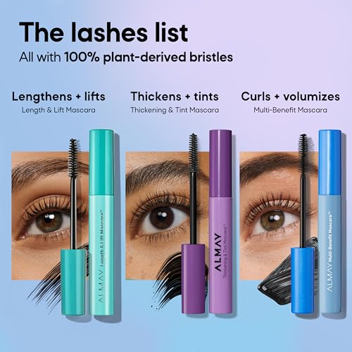 Almay Multi-Benefit Mascara – Hypoallergenic Black Volumizer — view 10
