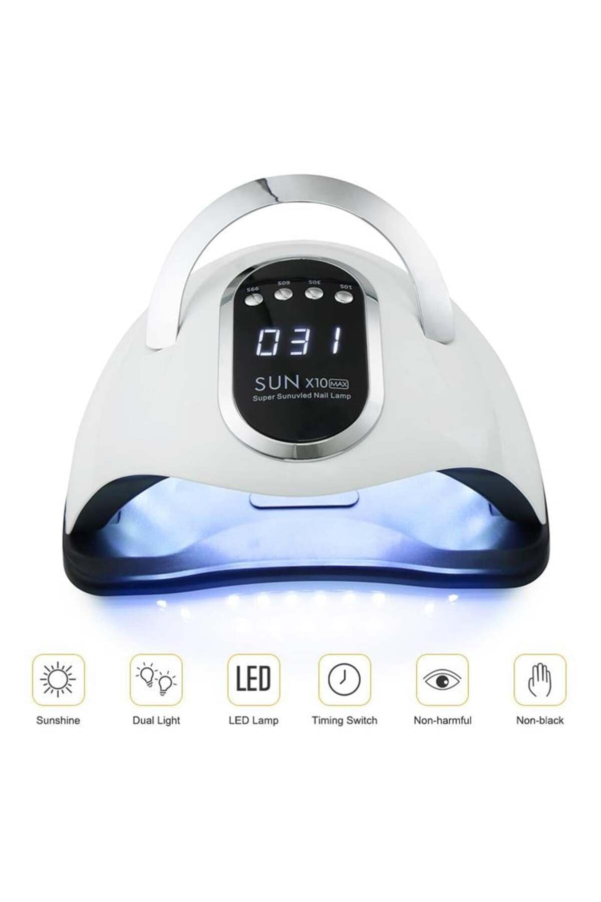 Tırnakmania Sun X10 Max Uv Led Kurutucu (280 Watt) 3382
