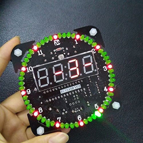 Preisvergleich Produktbild yourDroid Bausatz: DS1302 Rotation LED Uhr