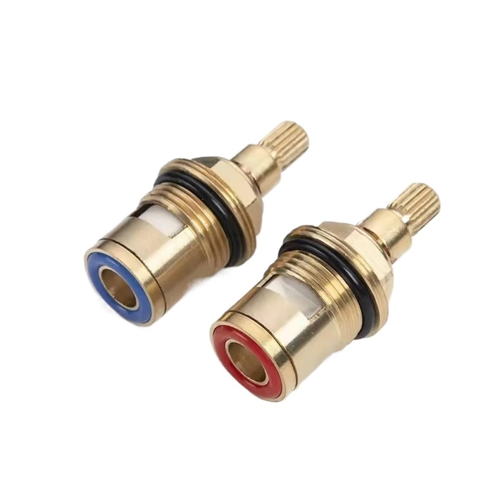 Mixer tap Cartridge 1/2pc Universal Replacement Tap Valves Cartridge Inner Faucet Valve for Bathroom, Clockwise or Anti-clockwise for Kitchen Bathroom Basin Taps(2pc Set)