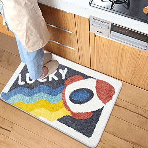 Ustide Cute Bath Rug, Rocket Bath Mat For Kids, Nonslip Bathroom Rug Water Absorbent Bathmat For Kids, Soft Kids Bedroom Decor Door Mat 20''X31.5'' #TOP2