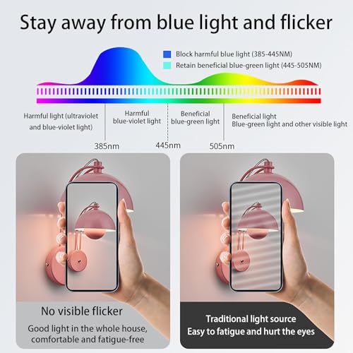 Aplique de pared LED para interiores lámpara sin cables sueltos espacio mesa 3