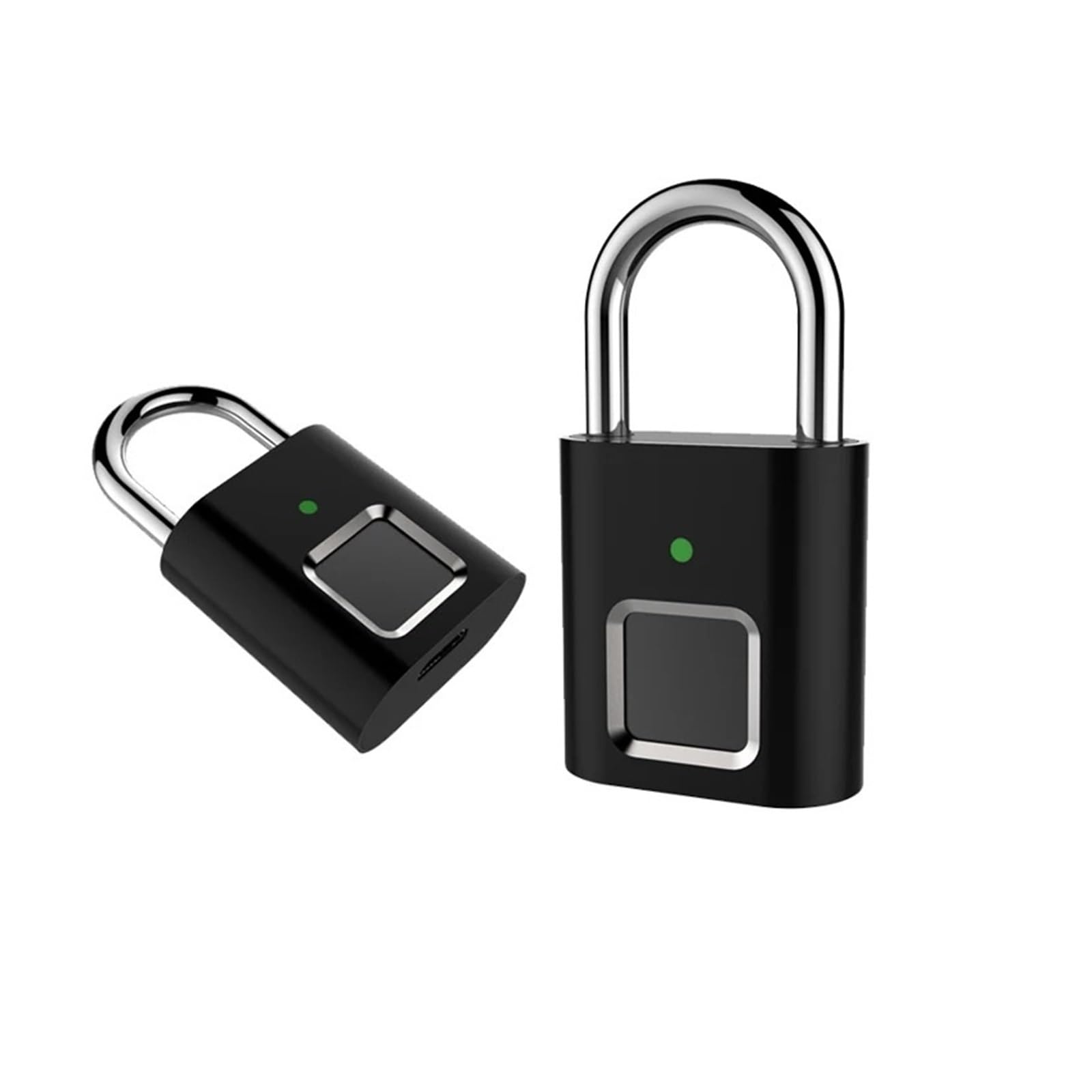 Zamek drzwi, kłódka na odcisk palca, mini zamek USB z możliwością ładowania, inteligentna domowa blokada na odcisk palca