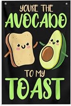 Funny Muscular Avocado Better Together Valentine's Day Flag A Vibrant Addition to Your Patio, Deck, or Outdoor Space 60x90cm