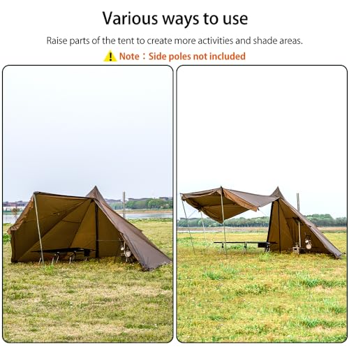 Carpa Tipi Ligera para 2-4 Personas, 4 Estaciones miniatura 2