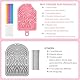 BOXOB Sensorik Activity Board mit 12 Streifen, Silikon Weich Sensorisches Zappelspielzeug in Süßer Eiscremeform Beruhigungsspielzeug zum Entspannen für Kinder und Erwachsene (Pink)