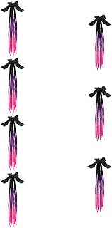 ibasenice 7 Peças Capacete De Rabo De Cavalo Rabo De Cavalo Capacete De Bicicleta Motor Tranças Capacete Tranças Capacete Cosplay Capacete De Cabelo Peruca Tranças Capacete Peruca Sintética