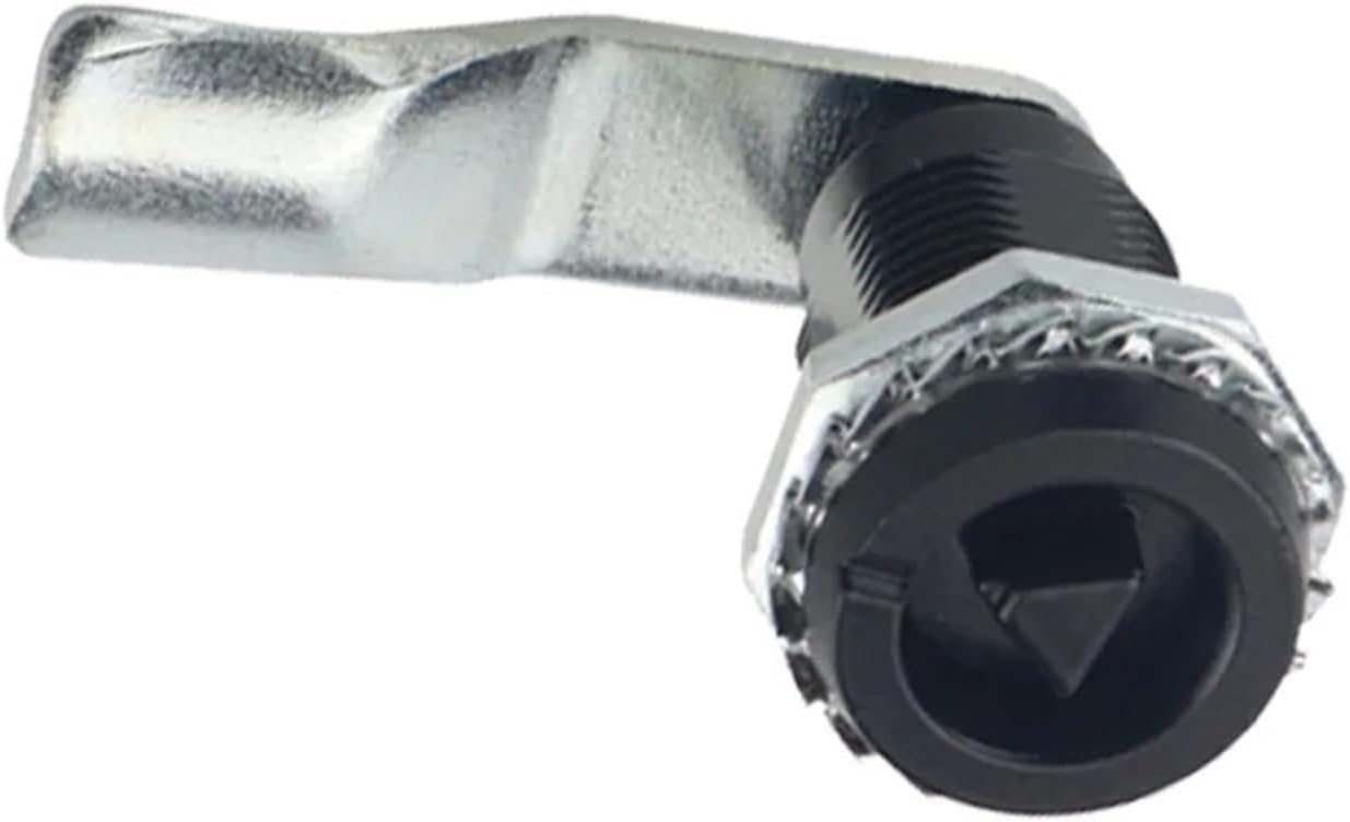 Tongue Lock Zinc Alloy for Industrial Train Distribution Cabinets and Subway Bolt Locks 1Pcs(Black)