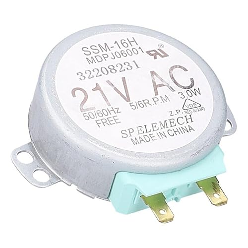 LUTH Premium Profi Parts Moteur de plateau tournant compatible avec Samsung De31-10154d pour micro-ondes