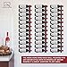 Luxinova Wine Rack Wall Mounted, Premium Black 12 Bottle Wall Wine Rack, Metal Wine Rack for Wine Display, Wall Racks for Wine Storage, Hanging Wine Shelf for Home Bar, All Mounting Hardware Included