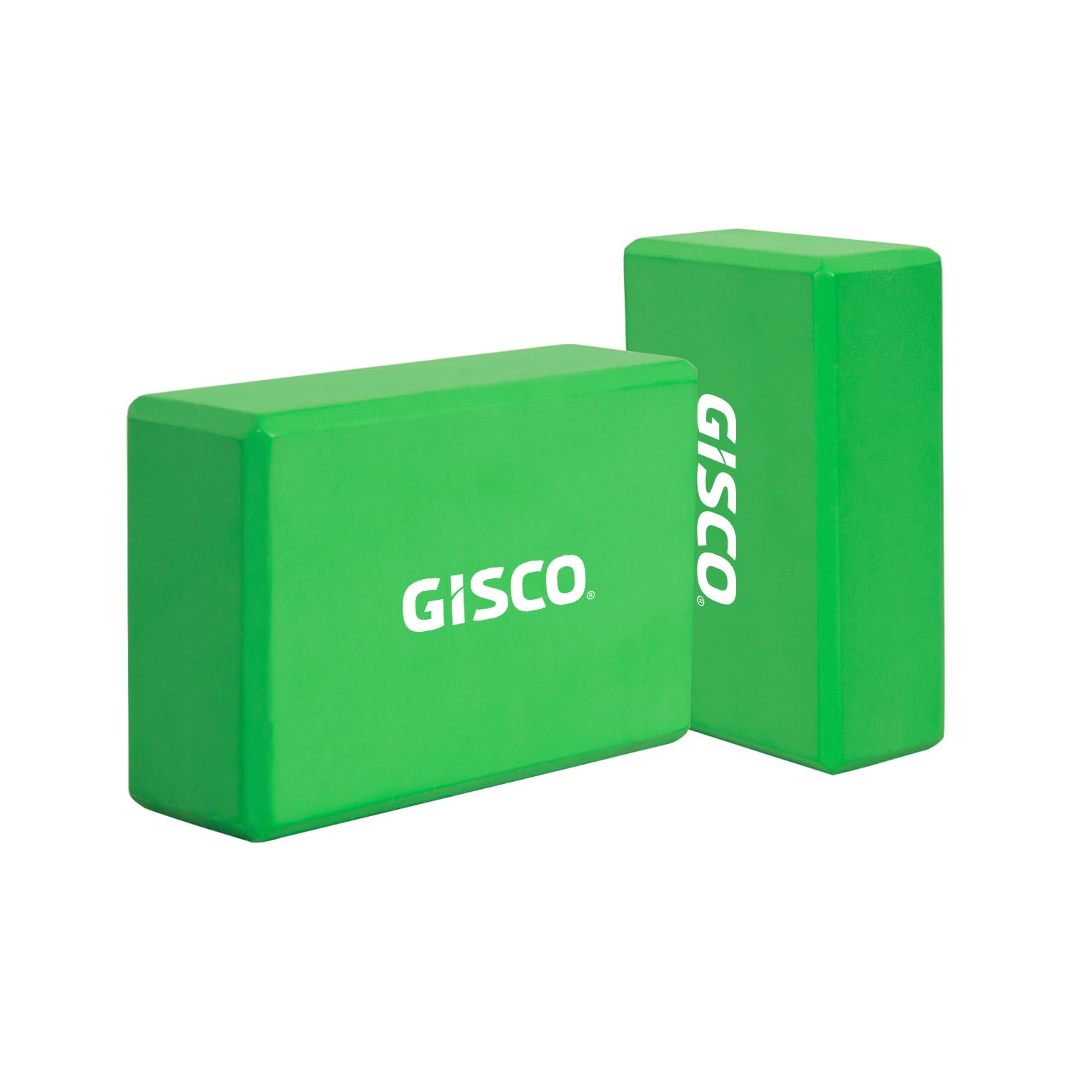 GISCO High Density Premium EVA Foam Yoga Block | Non-Slip Yoga Brick for Improving Poses, Soft Surface for Balance & Support Strength Training Exercises | Green (B0CQV92KR9) Amazon Price History, Amazon Price Tracker