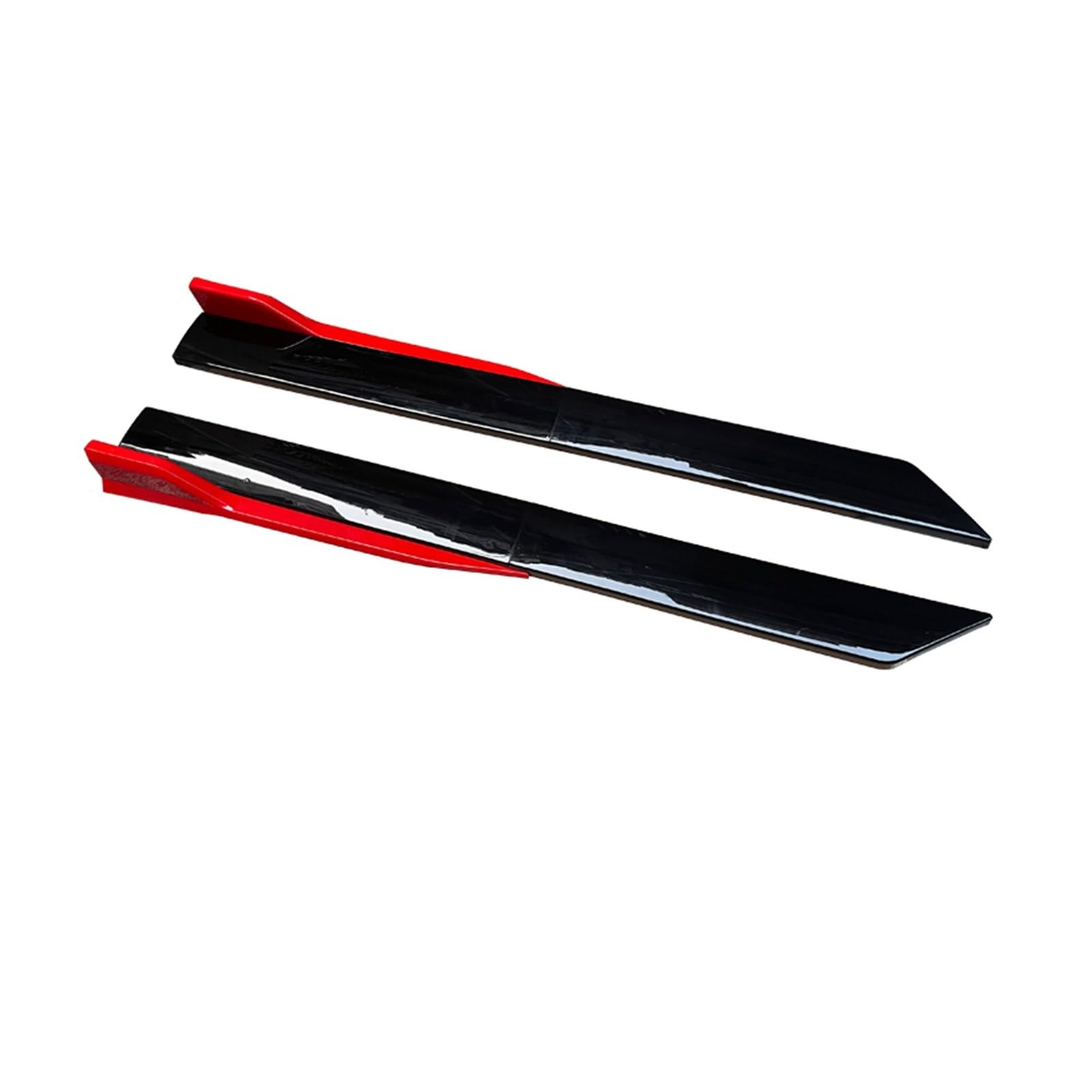 Faldones laterales automóvil universales de 41 pulgadas color rojo 7