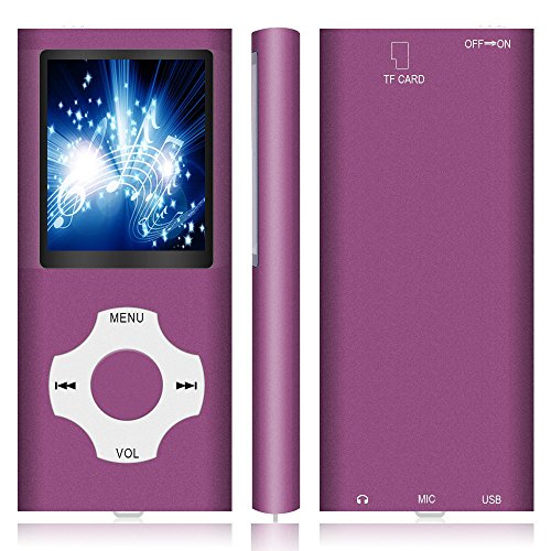 Mp3 Player / Mp4 Player, Hotechs Mp3 Music Player With 32Gb Memory Sd Card Slim Classic Digital Lcd 1.82'' Screen Mini Usb Port With Fm Radio, Voice Record #TOP3