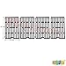 bbq factory Replacement Cast Iron Cooking Grid Porcelain coated (4-pack) for Select Gas Grill Models By Chargriller,Jenn-air, Vermont Castings Gas Grill and Others
