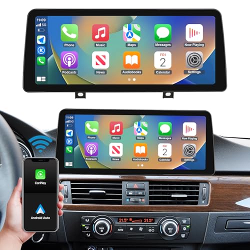 Écran tactile 12.3" BMW E90 : ajoutez CarPlay sans fil à votre système CIC