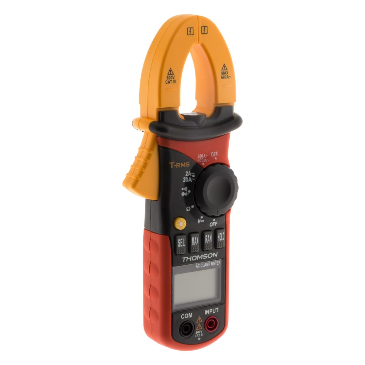 Thomson - Pinza amperométrica autocalibrada (8 funciones, CAT III, 600 V)
