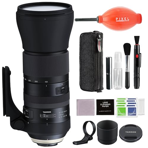 Image of Tamron SP 150-600mm f /5-6.3 Di VC USD G2 for Canon EF With Pixel Advanced Accessory and Travel Bundle | 6 Year USA Warranty | AFA022C-700
