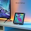 Divoom Tiivoo-2 Pink Pixel Art Mini TV Retro Bluetooth Speaker with FM Radio Pixoo - Pixel Art Digital Picture Frame with 16x16 LED Display APP Control - Cool Animation Frame Wall