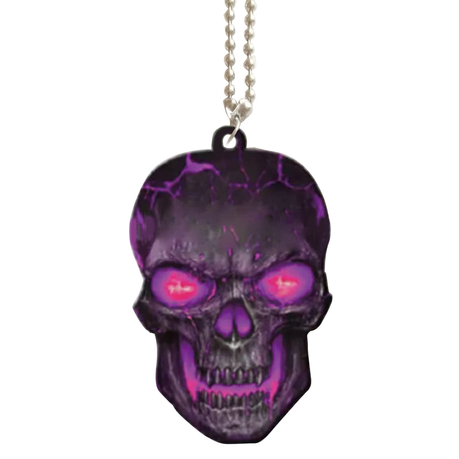 Car Hanging Ornament Skull Rear View Decoration Traveler Gift Present Acrylic Ornament Rear View Decoration Hanging
