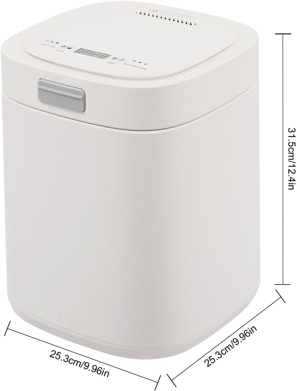 2.5L Electric Kitchen Composting Machine for Apartment Countertop - White
