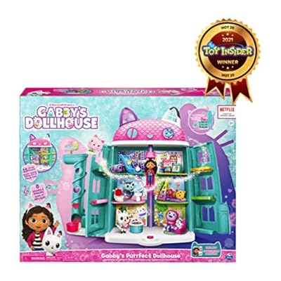 Gabby出品　まとめて15個 Gabby's Dollhouse 15-Piece Purrfect Dollhouse with Romania | Ubuy
