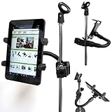 ChargerCity 360° Rotation 12' Bendy Tough Metal Music Mic Microphone Stand & Zoom Desktop Clamp...