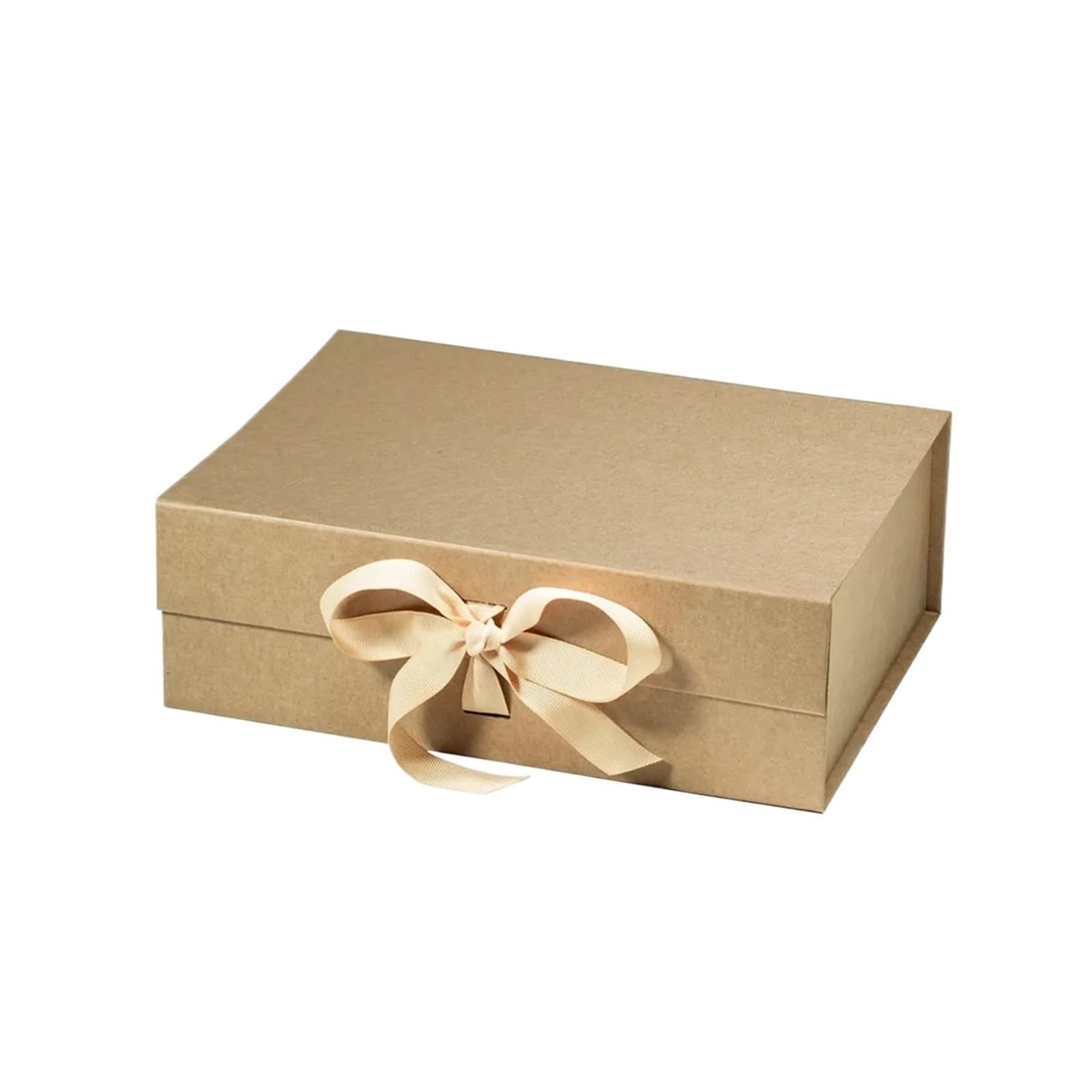 Scatola Regalo Confezione regalo rigida di lusso da 2 pezzi | Regalo di matrimonio/compleanno(Kraft)