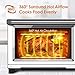 NUWAVE Bravo XL Air Fryer Convection Toaster Oven Countertop, 112-in-1 Smart Grill Combo with Original Flavors & Marks, Adjustable Heating Zones for Pizza, Roast, Bake, 50-500°F, Stainless Steel, 30QT