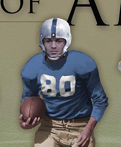 History of Football Poster - 11 3/4\" By 36\" American Football Timeline Print