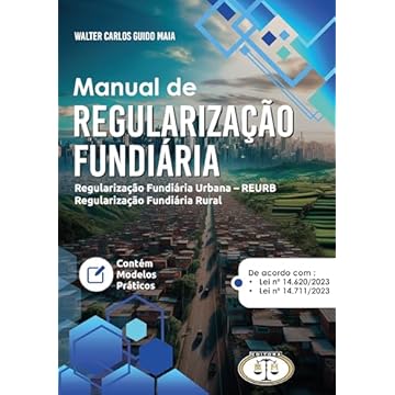 Capa do livro Manual de Regularização Fundiária