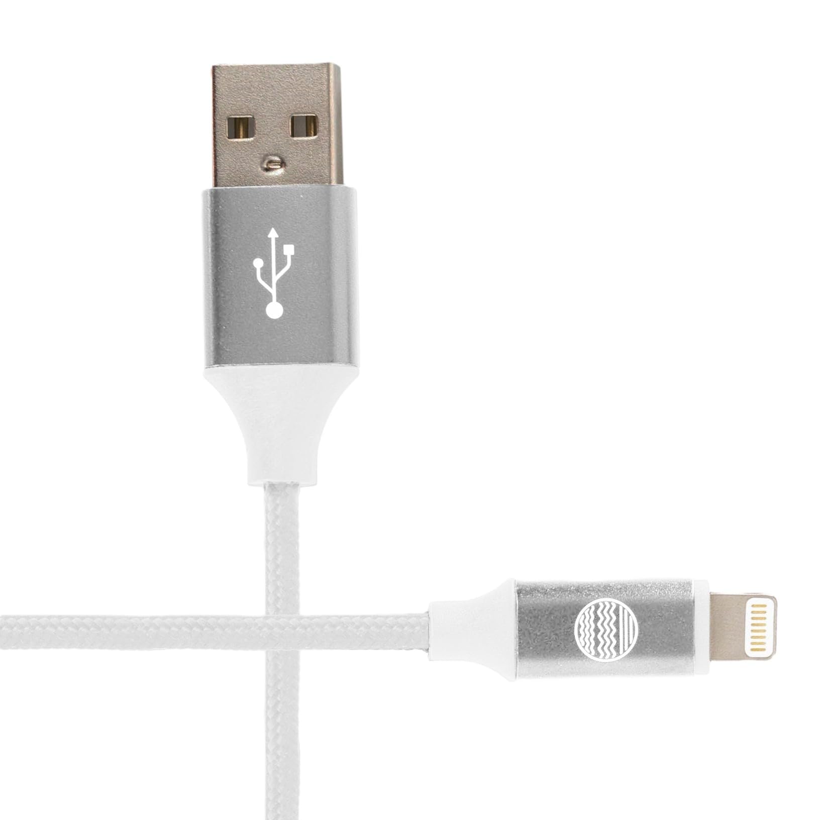 Our Pure Planet USB-A to Lightning Cable - 1.2M White - Fast Charge & Sync - MFI Certified - 2 Year Warranty