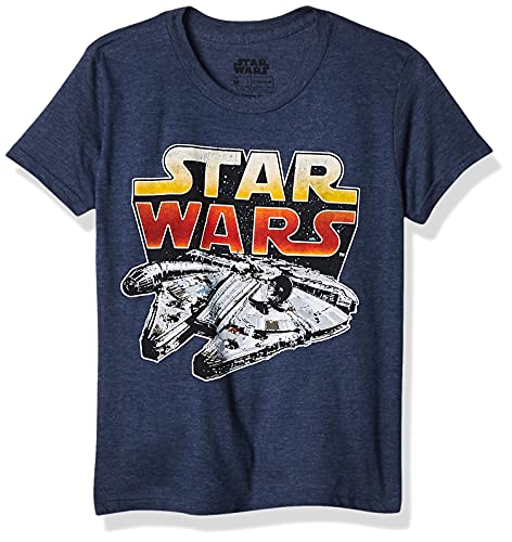 T-shirt Faucon Millennium Star Wars gris anthracite grande taille 3XL pour homme
