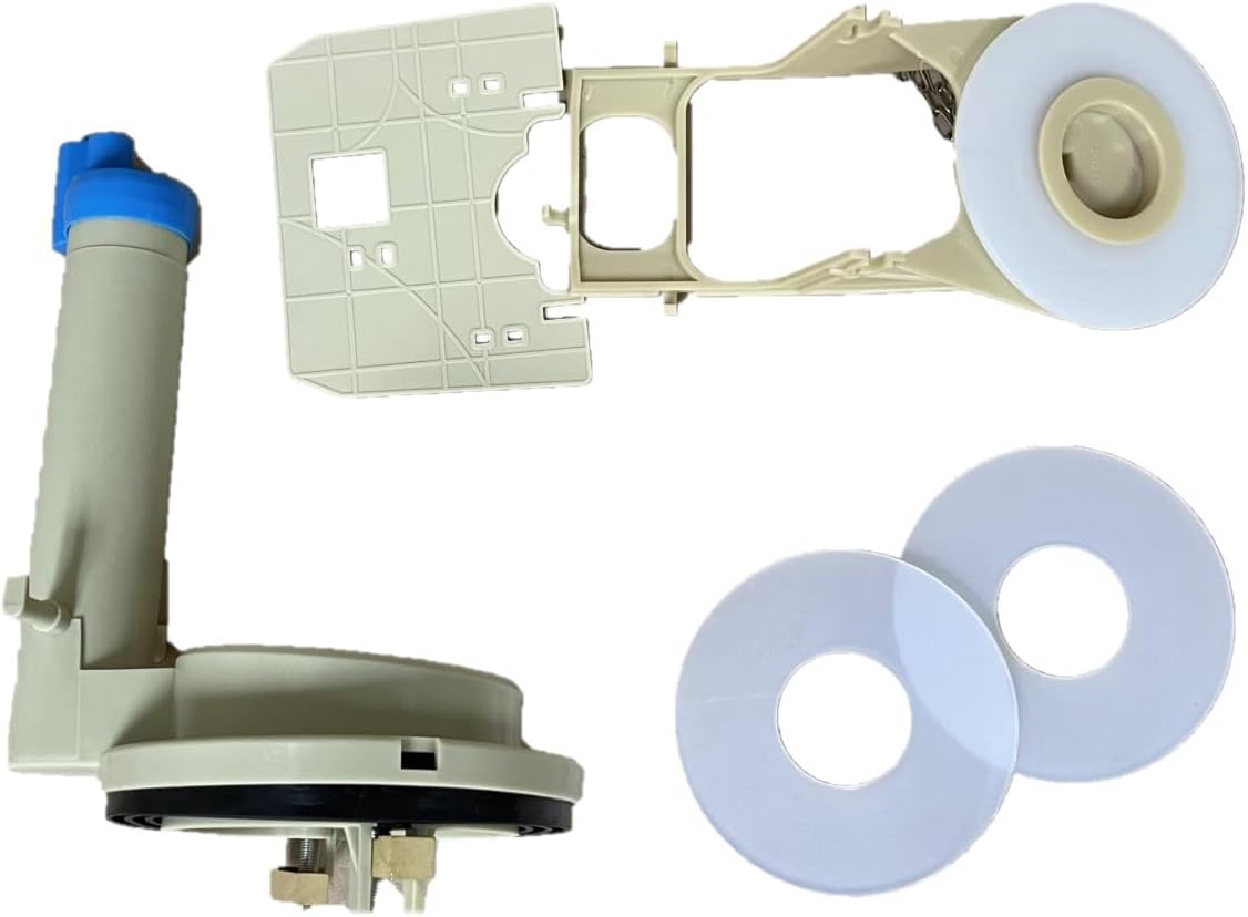 Toto THU128 Replacement Flush Valve Assembly with 2 Extra Silicone Seals by Nuflush