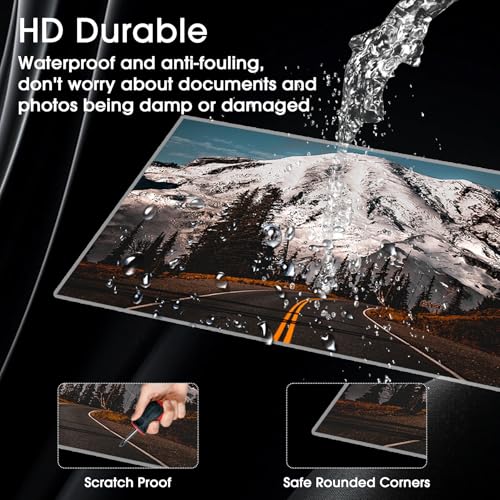 Thermal Laminating Sheets, Letter Size 100 Pack Laminating Pouches 9\" x 11.5\", 3-Mil Thick Transparent Laminated Paper Ideal Office and School Supplies, Flexible Rigidity for Laminator