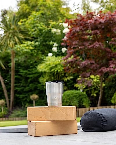 Image of Greens Steel BEAST Thermos Coffee To Go - 300 ml I Silver I Stainless Steel Thermal Mug Reusable I Double Wall Vacuum Travel Mug I for Cold or Hot Coffee