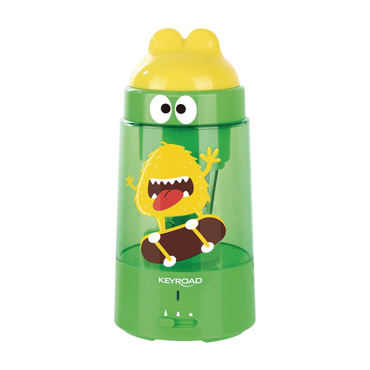 KEYROAD Temperamatite elettrico 1 pezzo/USB/singolo/automatico/3 punte/per matite e matite colorate/scuola/ufficio/verde