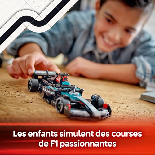 LEGO Speed Champions Voiture F1 Mercedes-AMG W15 - Voiture de Course avec minifigurine Collector de Pilote de Formule 1 - Maquette pour garçons et Filles dès 10 Ans ou Fans de Sport Automobile 77244