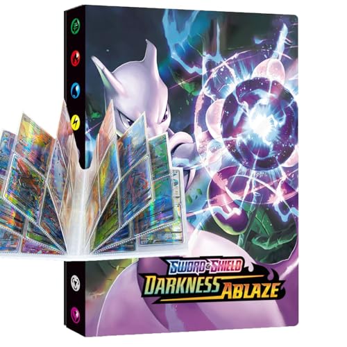 lbum de Cartas Coleccionables – Carpeta de 30 Páginas, Capacidad para 240 Tarjetas（GGY5)