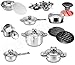 Produktbild SBS Gourmet Royal Kochtopf Set 16-teilig, Material: INOX-Meisterchromstahl