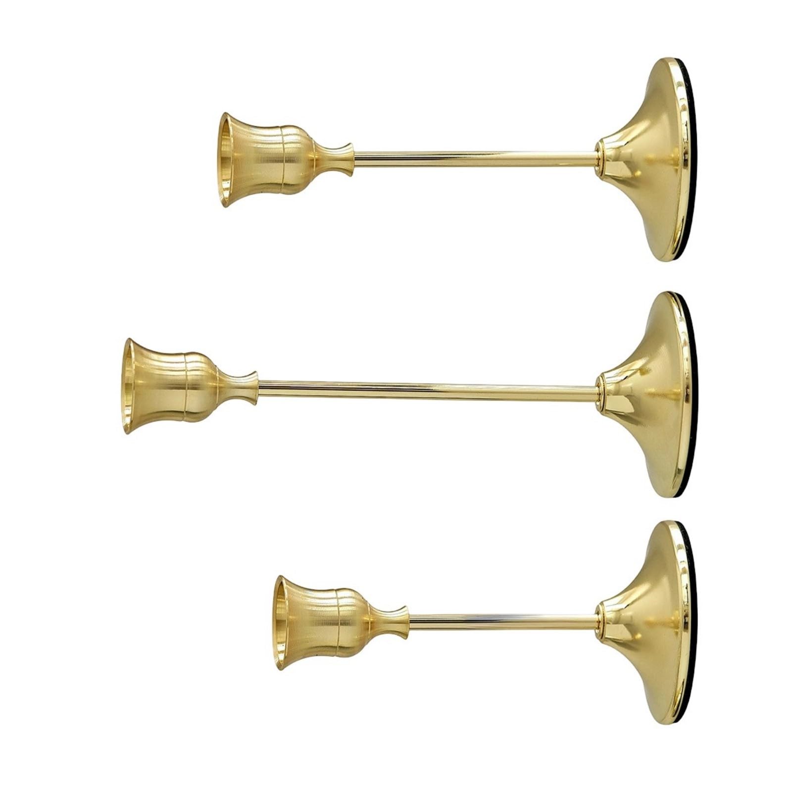 carotoe 3PCS Metal Finish Holders Features Wide Base Design Stable Protections and Easy Maintenance Stand Metal Holders