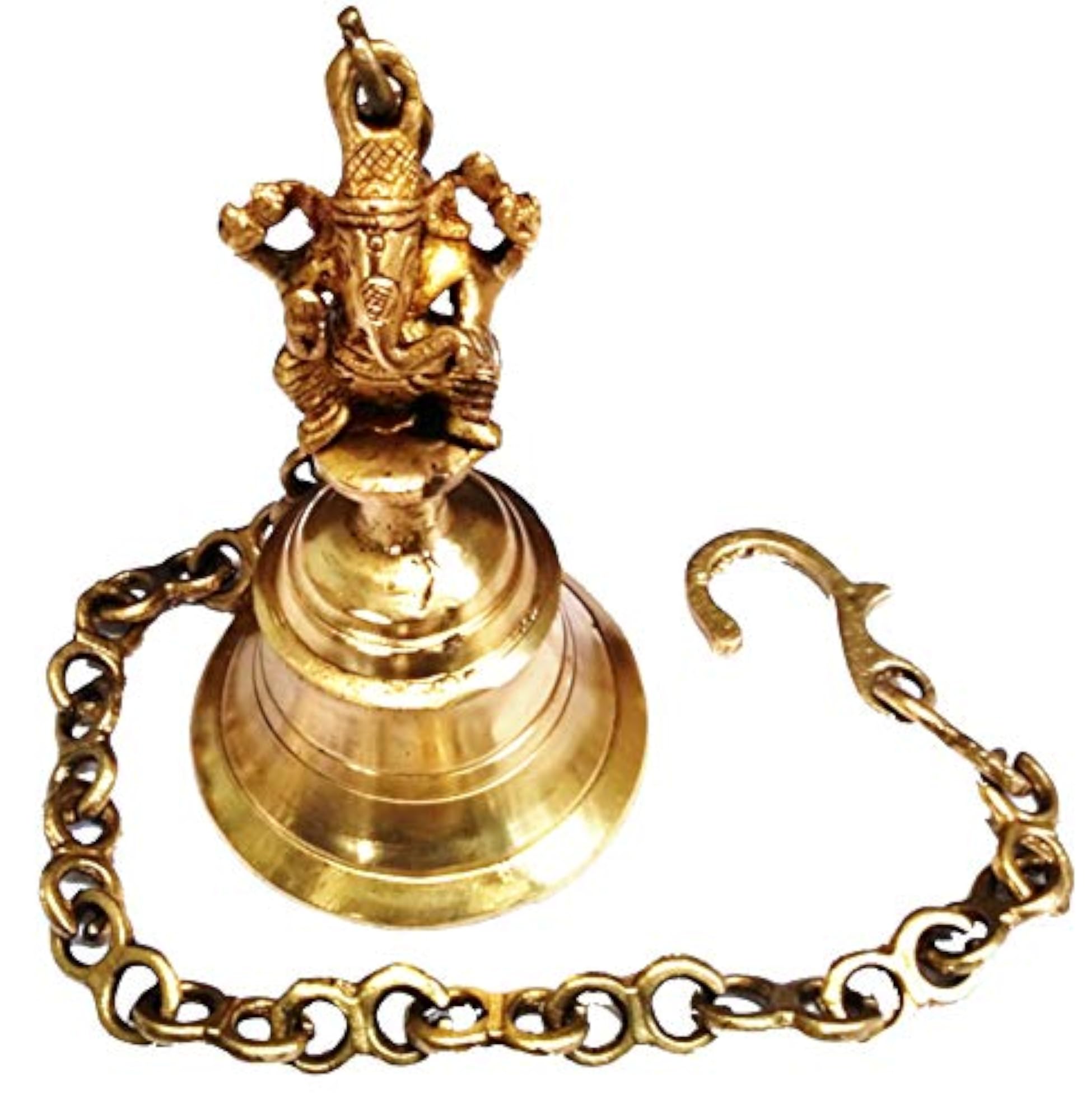 Antique Design Heavy Brass Ganesha Hanging Bell