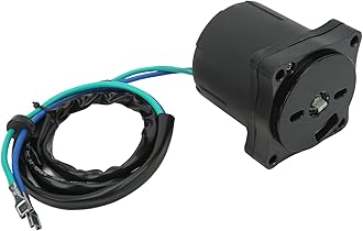 Tilt Trim Motor, 12V Reversible Outboard Power Trim Motor, Quick Start, Rustproof Replacement for Outboard Motor, 6120 ZY9 013