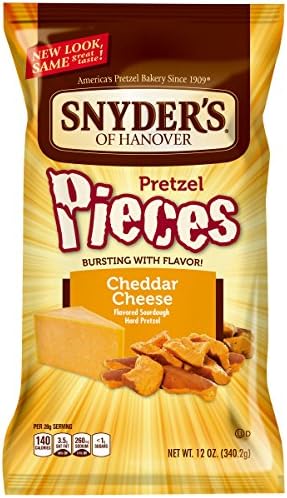 Snyder's of Hanover Pretzel Pieces, Cheddar Cheese, 12 Oz